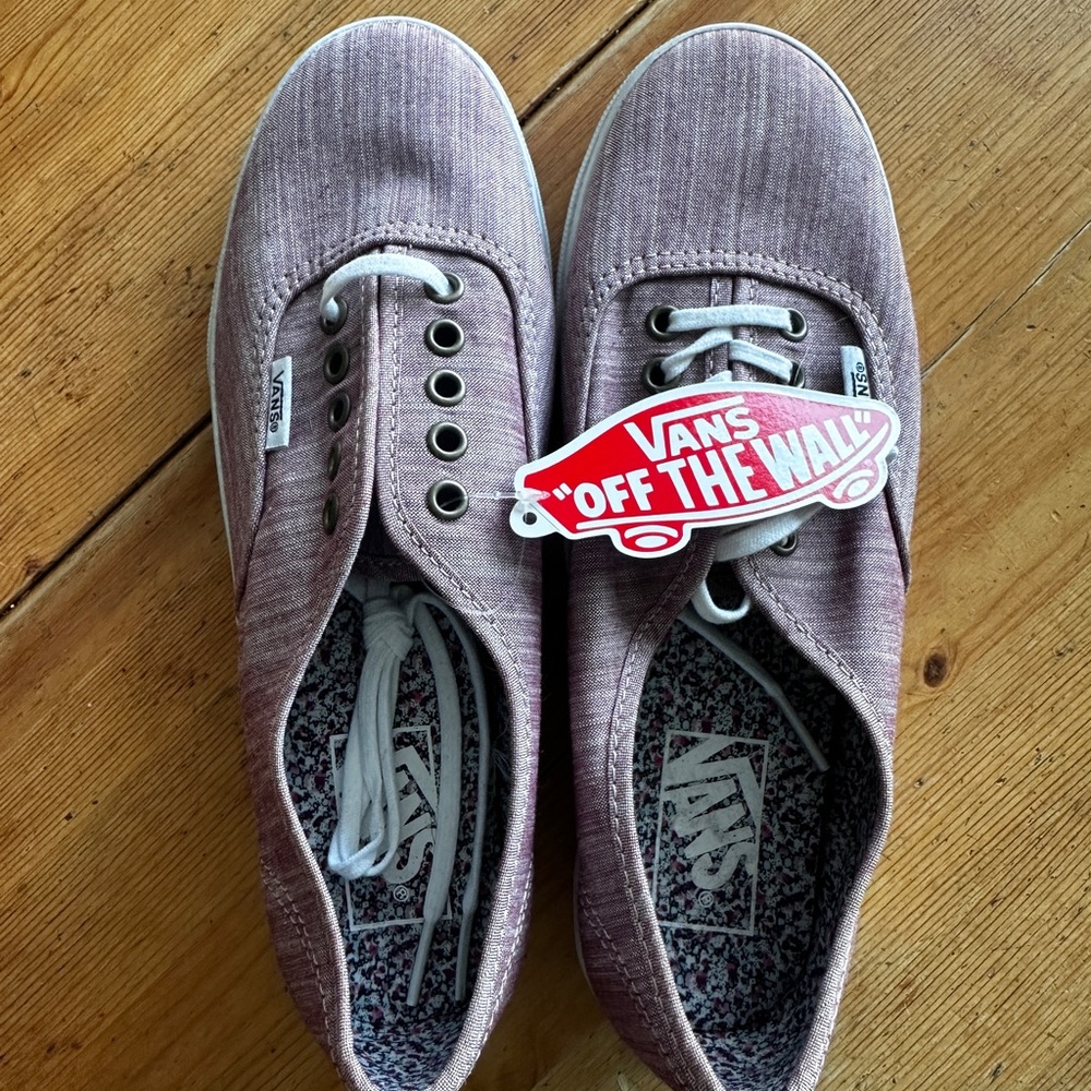 Purple floral vans